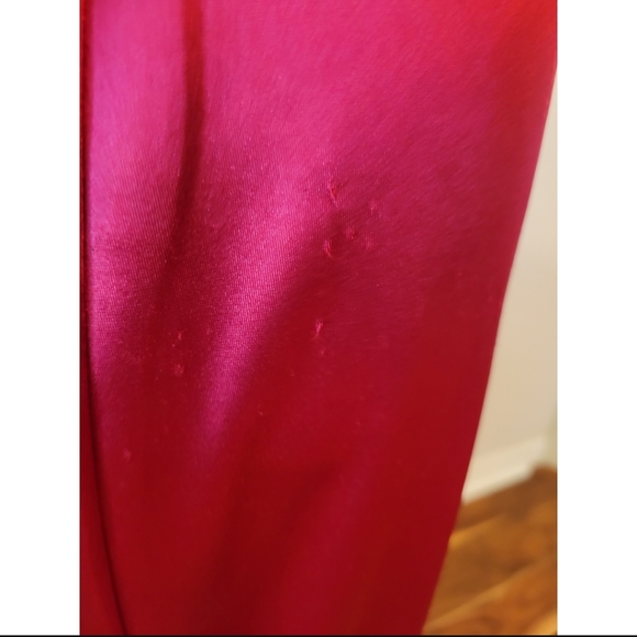 Red Ruffle One Shoulder Formal Dress - Picture 5 of 5